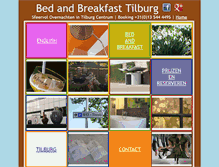 Tablet Screenshot of bedandbreakfasttilburg.nl